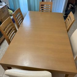6 Pcs Dining Table * Dresser 