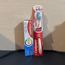 Colgate Toothpaste And Toothbrush Set For $5