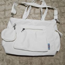 Womans White Handbag