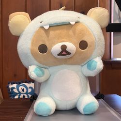 Y665-San-X Rilakkuma character dressed in a blue dinosaur costume