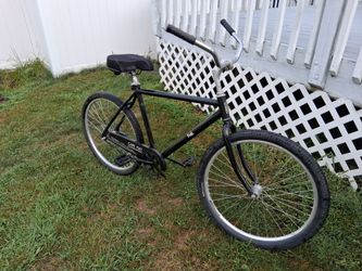 Fuji tall adult beach cruiser bike single speed with new chain ready to ride 26 in Wheels