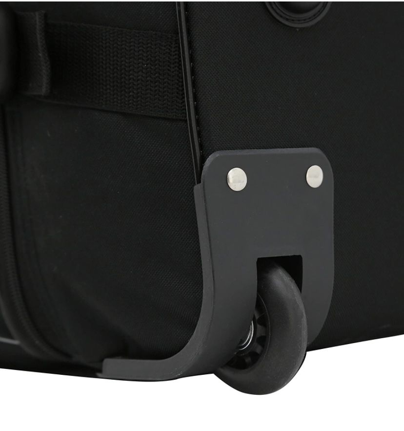 Travelers Club Adventure Upright Rolling Duffel Bag