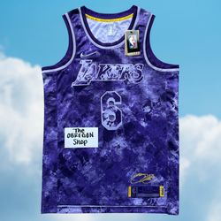 NIKE LEBRON JAMES LOS ANGELES LA LAKERS 2022 23 SELECT SERIES DRI FIT SWINGMAN MENS STITCHED BASKETBALL JERSEY SIZE MEDIUM 44 NBA PURPLE NEW