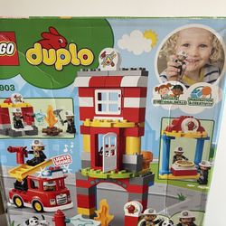 Used Duplo Fire Town Station