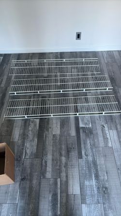 3 Metal Shelves