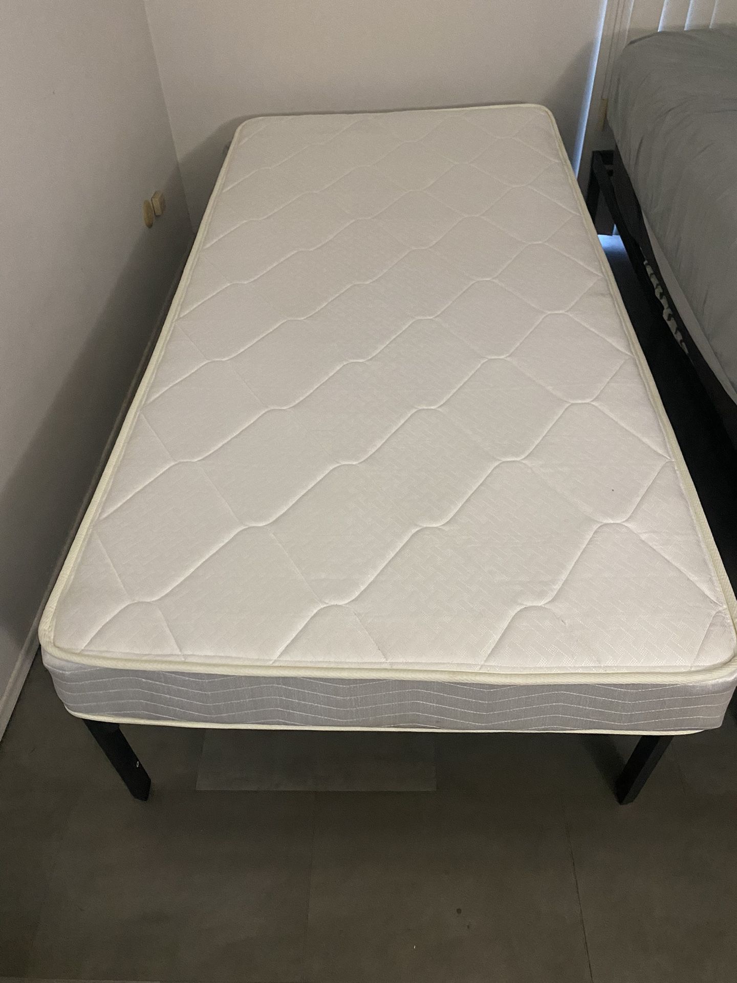 Twin Tall Bed And Frame