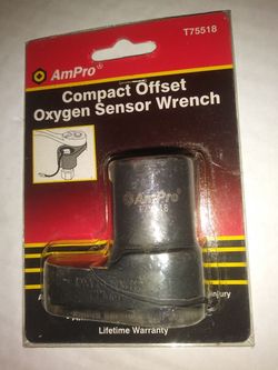 T75518 AmPro Compact Offset Oxygen Sensor Wrench Socket NEW