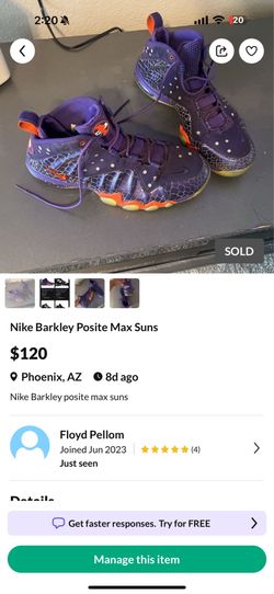 Nike Barkley Posite Max Suns 50$