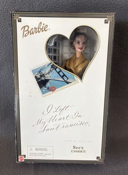 BARBIE "I LEFT MY HEART IN SAN FRANCISCO" SPECIAL SEE'S CANDIES UNOPENED) MATTEL