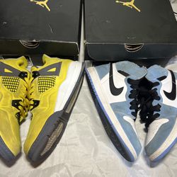 Jordan 4 & Jordan 1 Size y2.5