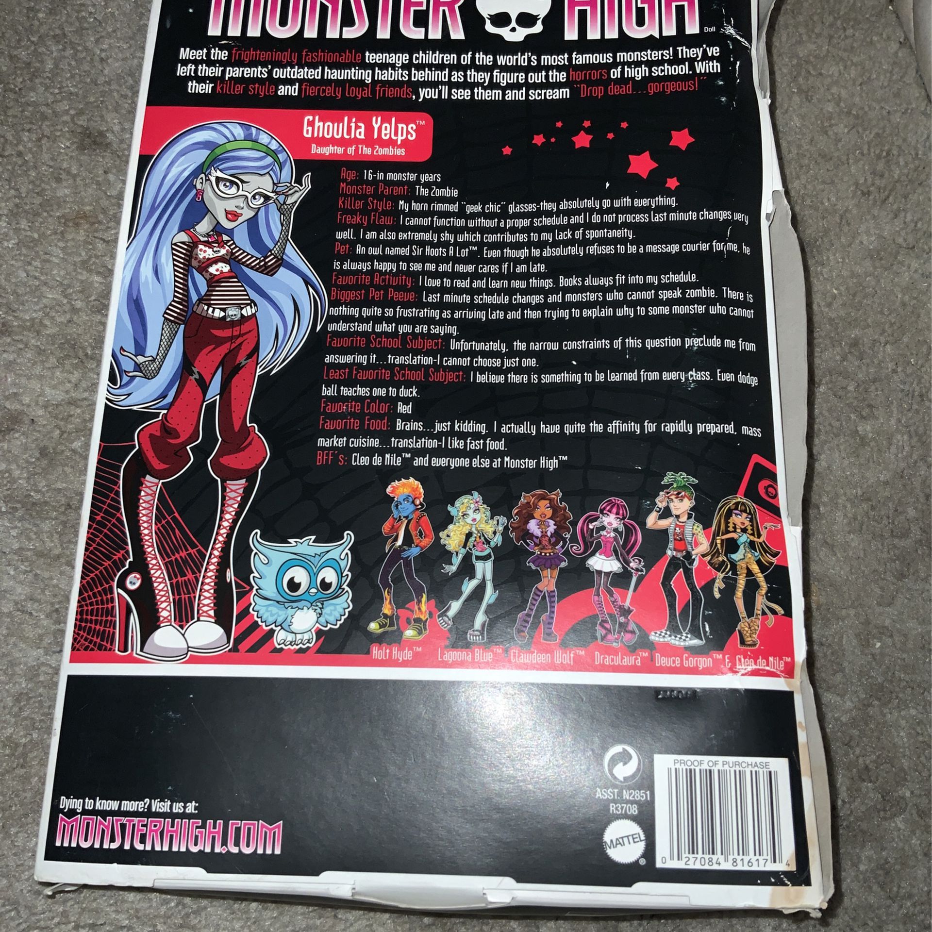 Monster High~Deuce Gorgon~ Ghouls Alive 2013 for Sale in Perris, CA -  OfferUp