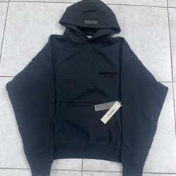 Black Essentials Hoodie 