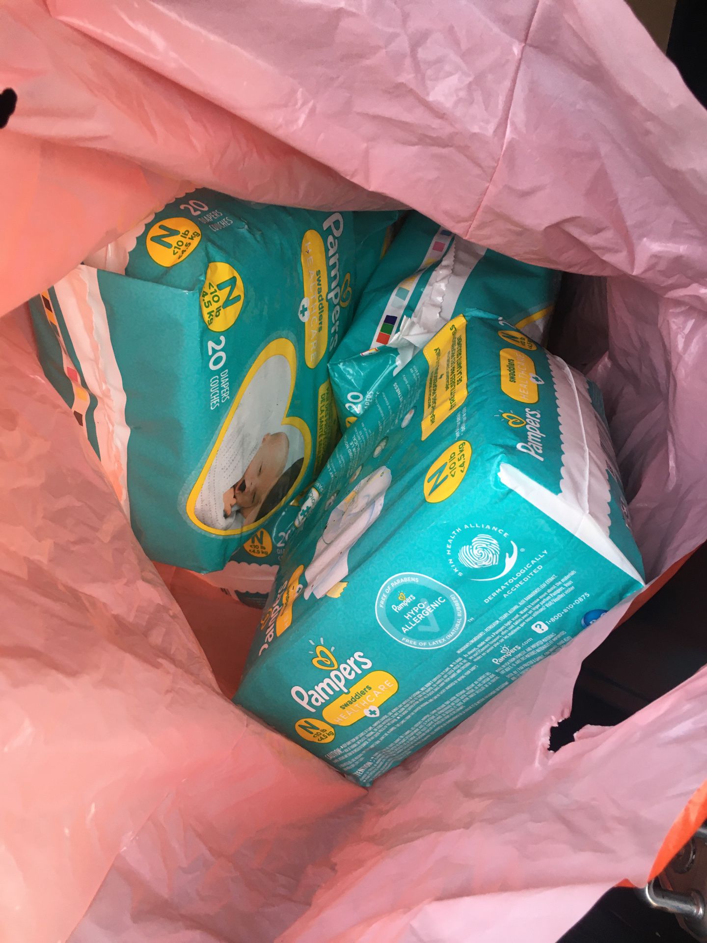 Pampers new born “N” 120 diapers