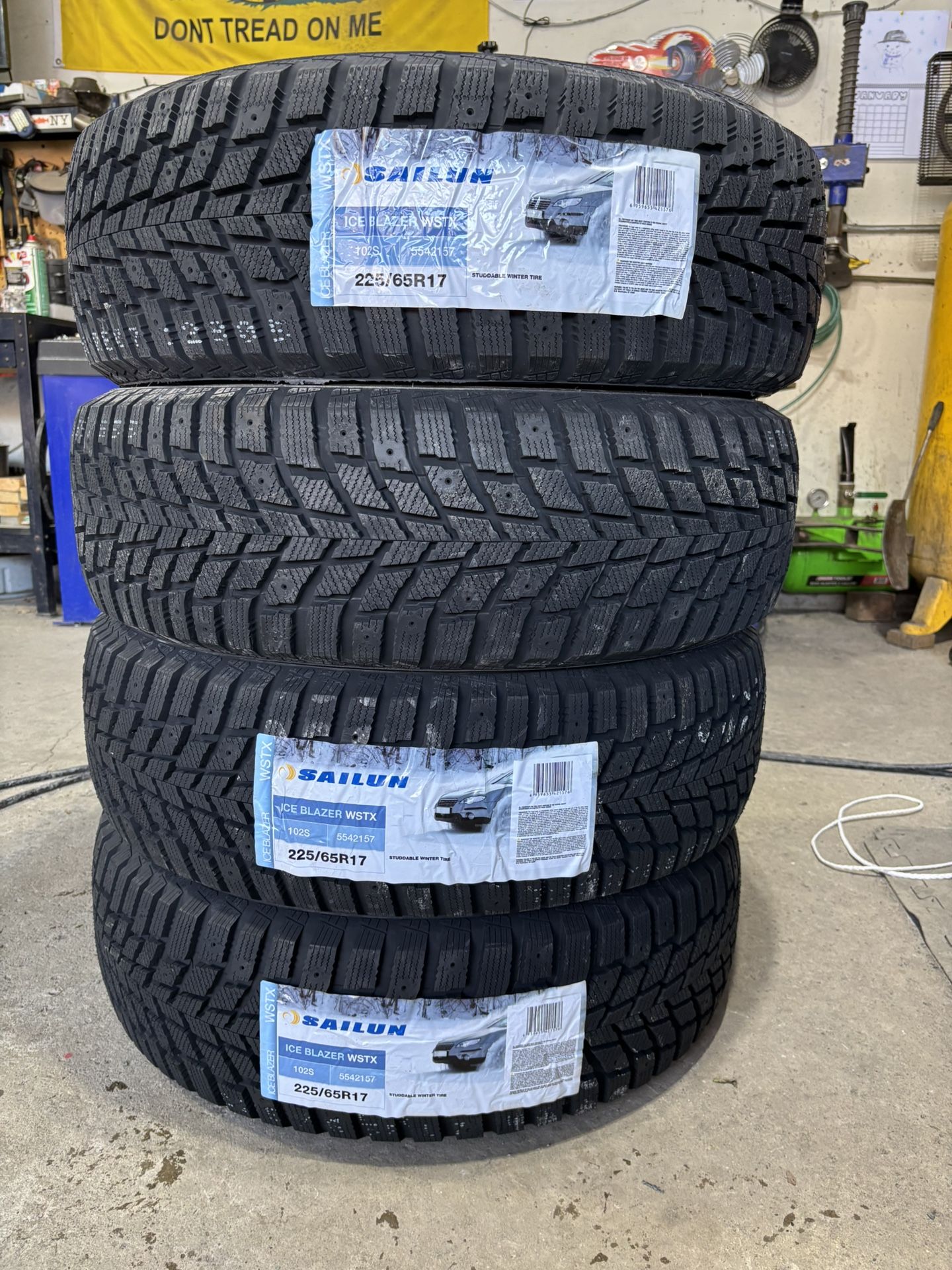 (4) - 225/65/17 Sailun Ice Blazers WSTX Tires