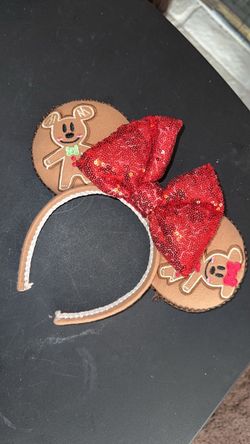 Christmas gingerbread Disney ears