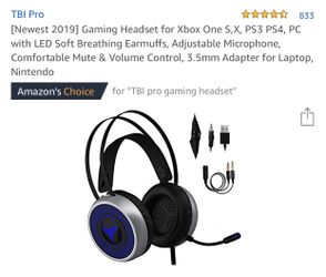 Brand New TBI Pro Gaming Headset for Sale in Bakersfield CA