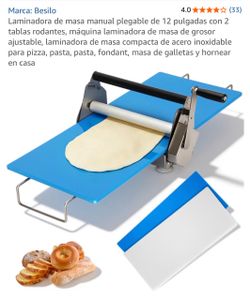 Manual dough sheeter