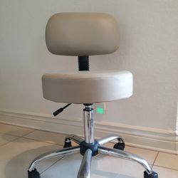 Boss Caressoft Medical Doctors Stool Beige Adjustable Chair
