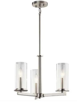 New Three Light, Clear Glass