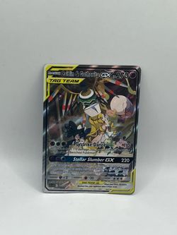 Non TCG Pokemon Caitlin & Gothorita Gx Tag Team Fan Art Card