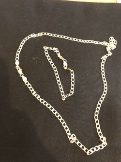New bracelet and chain