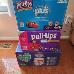 Three boxes of diapers NEW IN BOX