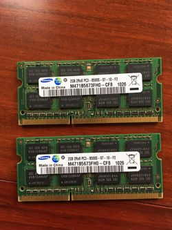 Apple MacBook Pro RAM 4G (2G x 2) Samsung
