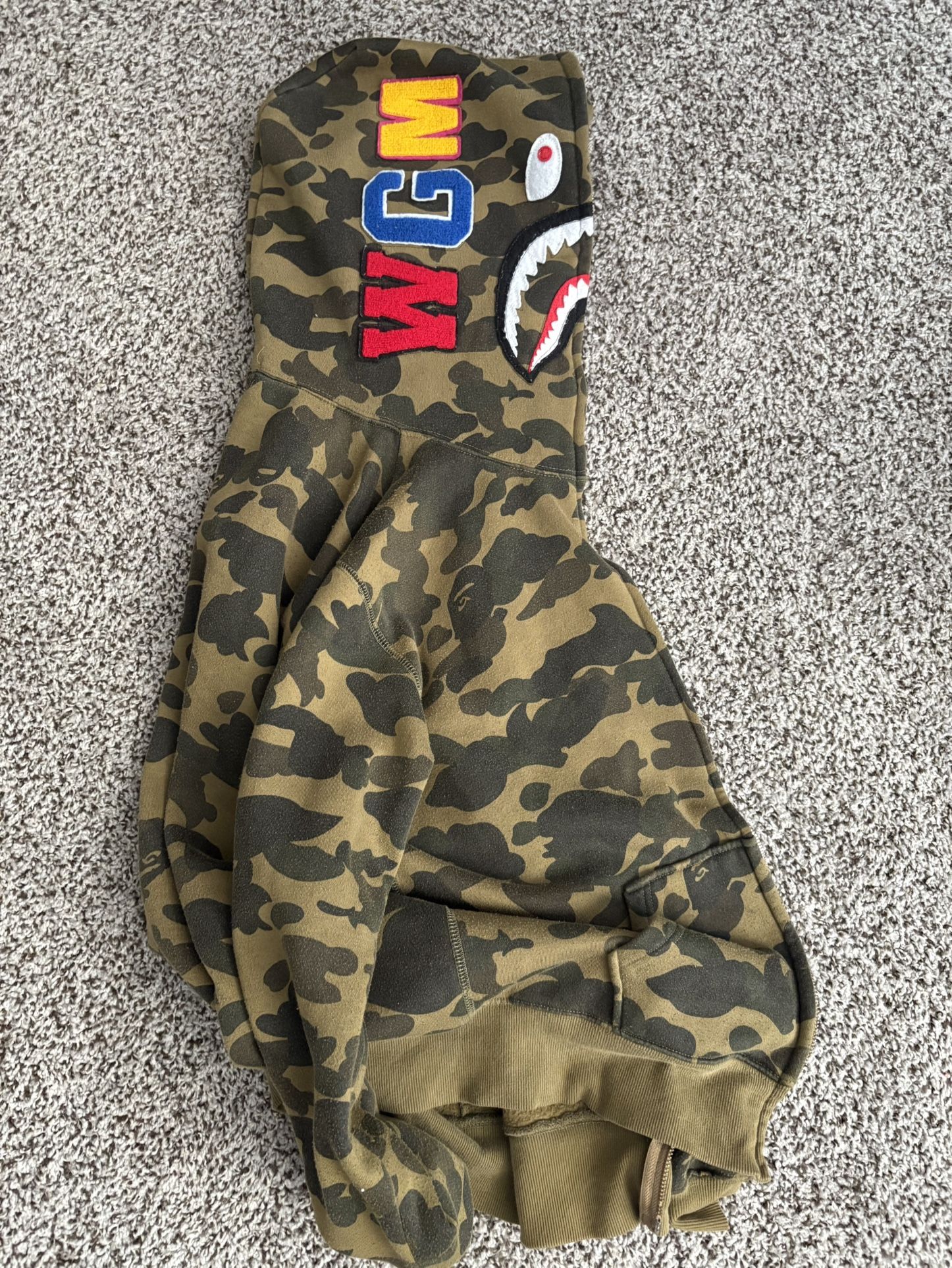 Bape Hoodie Broken Zipper