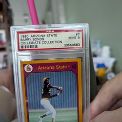 1990 Barry Bonds Rookie Card Mint 7