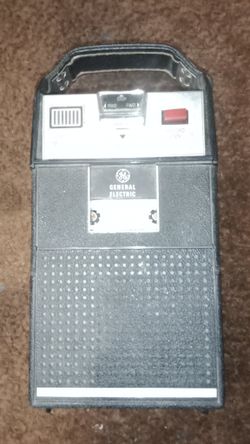 Vintage GE Portable Cassette Tape Recorder