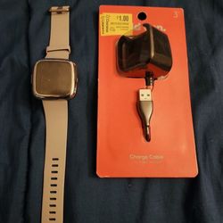 Fitbit Versa 2 Wristband Activity Tracker - And Brand New Charger