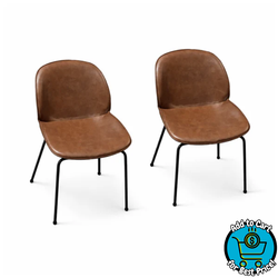 Blueground Dining Chairs (Set of 2)