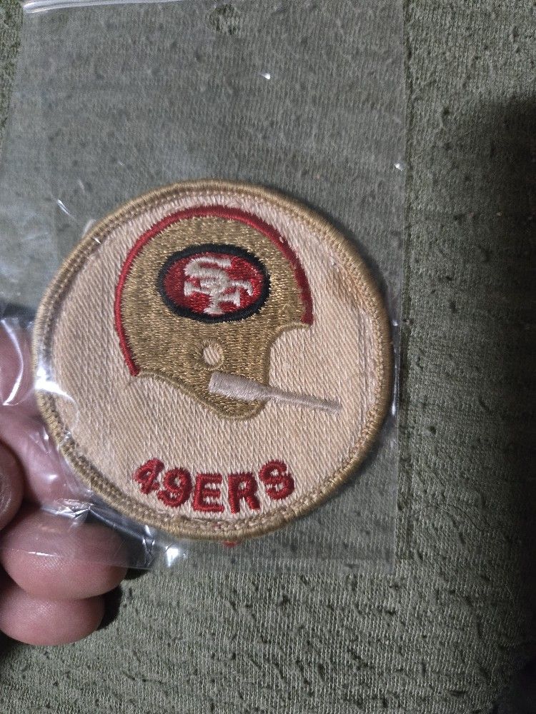 VINTAGE 1970s 49ers  Patch