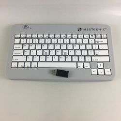 Esterline Medigenic Wireless Infection-Control Keyboard - Gray K080WG1-US