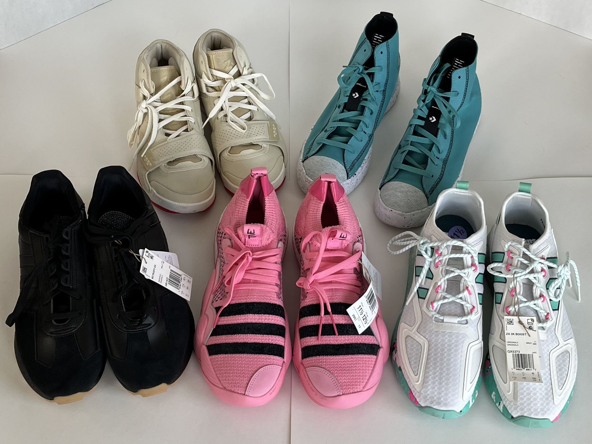 Jordan Adidas Converse Men's Size 11.5