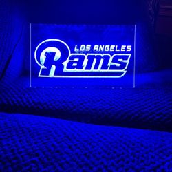 Brand New Los Angeles Rams LED sign