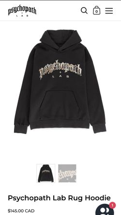 Psychopath Lab Rug Hoodie