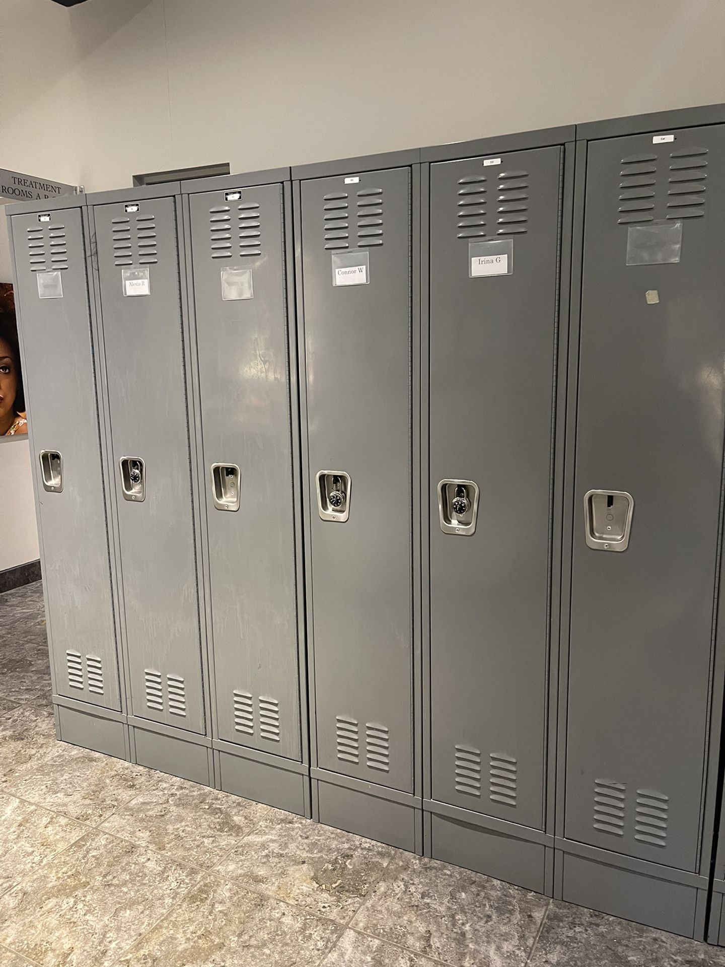 Full length lockers