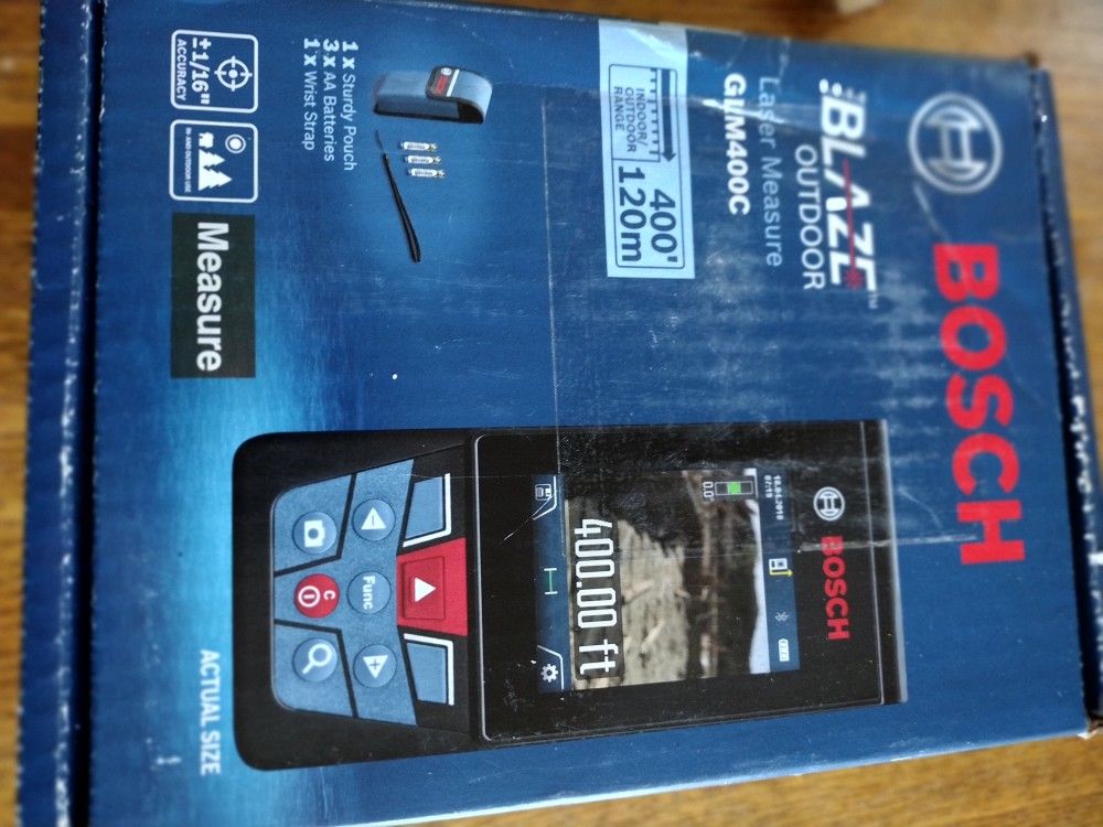 Bosch Blaze Outdoor Laser Measure GLM400C for Sale in Tacoma WA