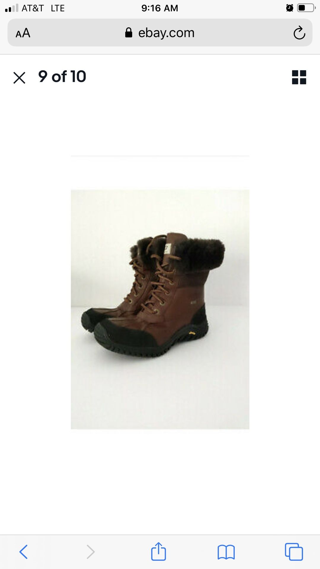 UGG Women's Chestnut Adirondack Snow Boot - Warm, Dry, Winter Boots