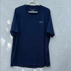 Under Armour Blue Short Sleeve Tee Casual Comfort
