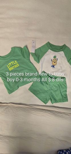 Baby Boy 3-Piece Clothing Set 0-3 Months