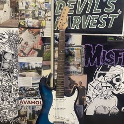 Eletric guitar with Amp