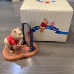 New Winnie The Pooh & Friends Statue Your Ups & Downs Are Looking Up W Box 
