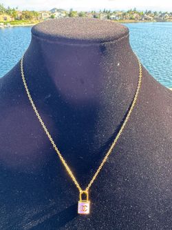 Luxury CC Designer Lock Necklace/ Chain
