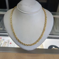 14k Solid Gold Rope Chain 40.1 Grams 24 Long Layaway Available 10% Down If You Interested Please Ask Maribel Thank You 