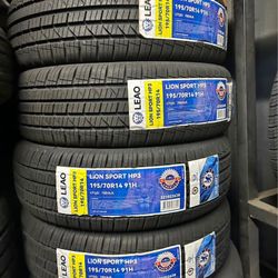 195/70R14 Set Of 4 Lion Sport New Tires 