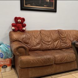 Italian Leather Sofa Cama 