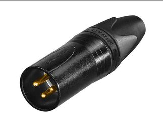 Neutrik NC3MXX-B 3-pole Male XLR Cable-mount Connector