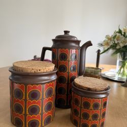 Vintage Arthur Wood Ceramic Coffee/Tea Set